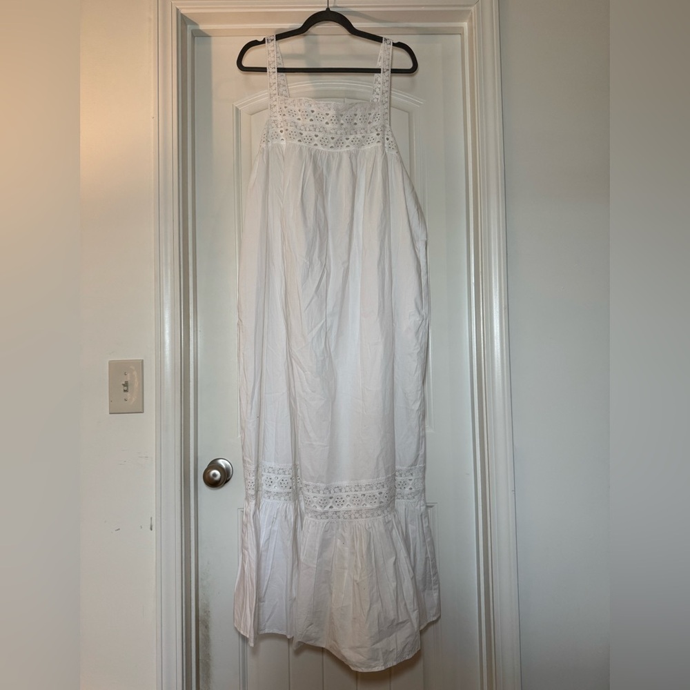 J. Crew eyelet trim coverup